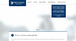 Desktop Screenshot of fcskinclinic.com